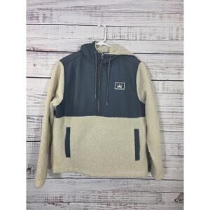 Hurley Half Zip sherpa hoodie Anorak Men's size Small